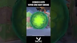 Icebox Defense Viper B Site One Way Smoke Setup | Valorant Tactic