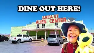 👽 Area 51 Alien Center Restaurant 🛸 PANORAMIC in Amargosa Valley NV