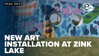 Zink Lake debuts new art installation