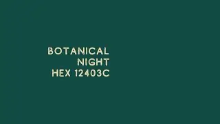 BOTANICAL NIGHT #12403C - Maimuta de Aur - podcast by golden monkey studio