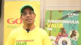 Nzola Miranda, MD, Multichoice Kenya, at launch of 'Tumefungulia Value na GOtv' consumer campaign
