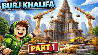 Minecraft Me Burj Khalifa Banana Start 😱 | Part 1 | World’s Tallest Building Build | Hindi