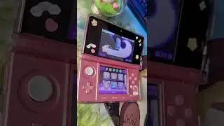pink 3ds giving nothing but nostalgia 💕 #retrogaming