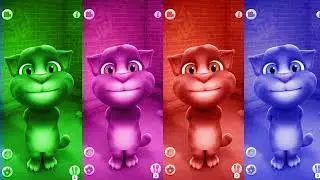 My Talking Cat Ginger Cartoon Color Effects Funny Video || Billi Wala Gameplay Trailer effects video