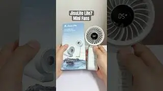 JisuLife Life7 Mini Fans #minifan #jisulife #summer