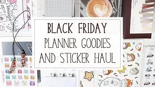 My Black Friday Sticker Haul | Planner Stickers, Planner Haul, Planner Goodies, Planner Girl,
