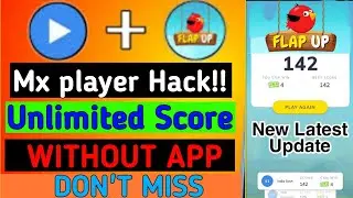 MX PLAYER FLAP UP GAME HACK||MX PLAYER GAME HACK TRICK 2022 ||NEW HACK TRICK || EARNER REVIEW