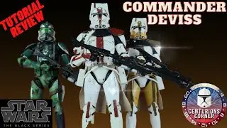 Star Wars The Black Series Commander Deviss Turoital and Review 6 Inch Action Figure