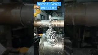 Bevel gear cutting on milling machine