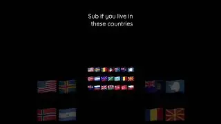 sub if you live in these countries #countries #flags #geography #viral #shorts
