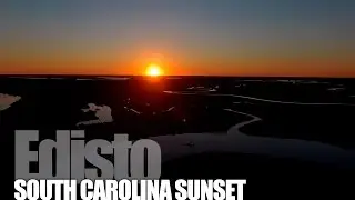 Edisto Island Drone Sunset 4k