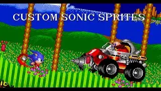 sonic 2 absolute mods gameplay custom sonic sprites