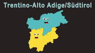 (CORRECT VERSION) Trentino-Alto Adige/S&uuml;dtirol | Italian Region Geography | Provinces and Districts
