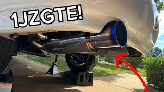 Putting an exhaust on my Toyota Soarer!