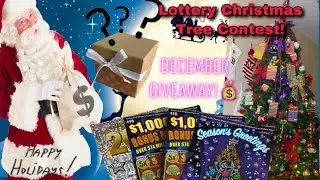 Christmas Tree with lottery tickets !!🎄💰