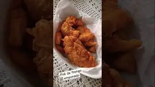 Card&aacute;pio de hoje: FILE DE FRANGO EMPANADO #receitas #filedefrango
