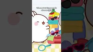 Always bring your friends on adventures 🕶 #funnycartoon #molang #cartoonforkids