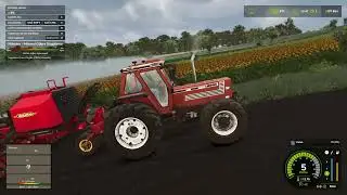FS 25 / TURK FIAT İLE ÇAMUR VE YAĞMURLU HAVADA KETEN EKİYORUZ. 