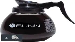 BUNN Coffee Pot Decanter Carafe Black Regular New Glass Design Shape