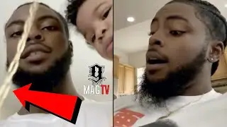 Keyshia Cole & Niko Khale Son Tobias Snatches Daddy's Chain! 🙄