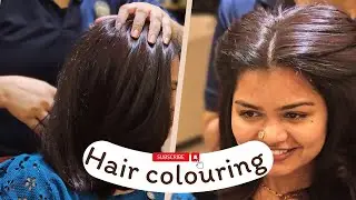 HAIR COLOURING| SELF LOVE | THRISSUR | VELVET RED | FULL HEAD HIGHLIGHT | #girly #women #selflove