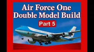Air Force One Double Model Build Part 5  Gloss Clear Coat, Setback Fix & Wetsanding!