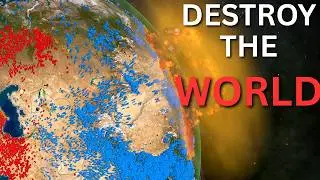 Destroying The World And Starting The Apocalypse With Many Disasters | Extinction Day Gameplay