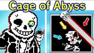 Friday Nigth Funkin' VS Cage of Abyss | Plan A - 1 The Pioneer, The Terminator V2 (FNF Mod/Undertale