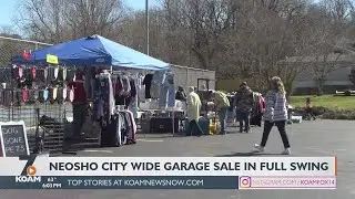 The city of Neosho hosts it's city wide garage sale.