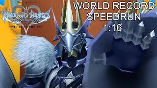 KH BBS FM [Critical Mode Ventus] No Heart [WR] Speedrun 1:16 [WORLD RECORD]