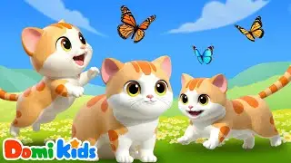 My Naughty Furry Cat🐾😼Animals for Kids | Animal Songs, Nursery Rhymes | Domi Kids Animal Party
