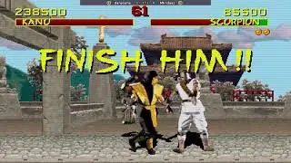 Mortal Kombat 1 (1992) Online Fightcade - Очень напряженные матчи
