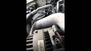 Loose water pump pulley 2