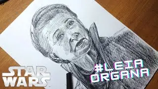 Star Wars is #LeiaOrgana in ballpoint sketch