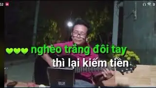 Karaoke Tiền Nhiều Để Làm Gì, ghitar Quang Bình,quay màn hình đăng lại nha cả nhà.