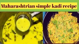 Maharashtrian Kadi - The Most Delicious Vegan Kadi | Simple Kadi | Authentic kadi | Vegan kadi