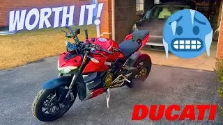 23&deg;F Commute on a Ducati: They're Not Made for This!