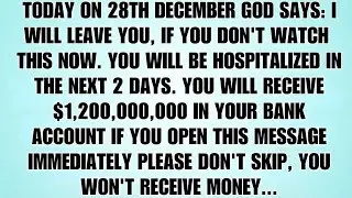 🧾Today On 27th December God Says: Don’t Ignore This Message. You May Miss What’s Coming…