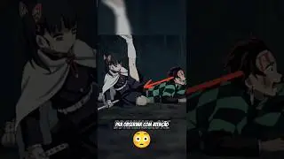 O tanjiro s&oacute; n&atilde;o foi t&atilde;o esperto porque n&atilde;o olhou pra tr&aacute;s... #anime #shorts