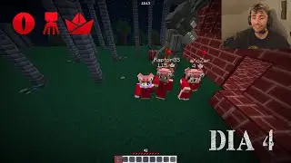 Squid Craft 4 - D&iacute;a 4 + Reacci&oacute;n a las muertes (Vegetta Vive, La Lucha Sigue)