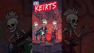 Tiny Hands, Giant Talent - Rock On Little Legend | Tiny Skeleton Band Rock Star #skeleton #rockstar