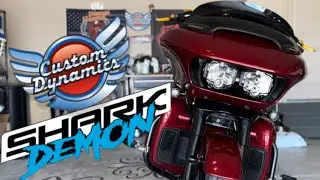 Shark Demon от Custom Dynamics. Установка и обзор. #roadglide #diy #bagger #install #harleydavidson