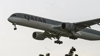 Changi Morning Planespotting Arrivals! Qatar A350-1000, Etihad A380 & Cargo 747s