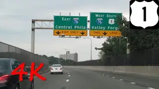 ⁴ᴷ Roosevelt Expressway (US 1) southbound [4K VIDEO]