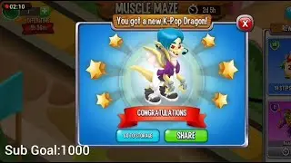 Dragon City Muscle Maze Island | K-Pop Dragon New Dragon In Dragon City