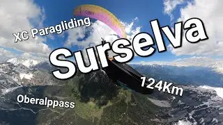 XC Paragliding, Surselva, Calmut Oberalppass 124Km - Timelapse