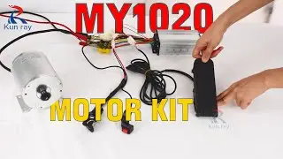 36V 1000W MY1020 Motor Tutorial | Install Foot pedal + 3-Speed Switch + Key Switch