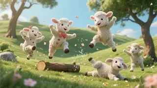 Baa, Baa, Fluffy Sheep | Soft and Cozy Nursery Rhyme for Toddlers Gentle Animal Song with Counting