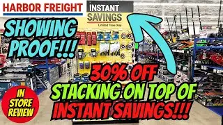 Harbor Freight Stacking 30% Off On Instant Savings Tool Deals With Proof!