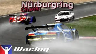 No Qualifying & Pitting at a Wet & Chaotic N&uuml;rburgring! | iRacing